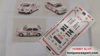 Calca Fiat 127 Rallye Montecarlo 1972 - 1º de clase