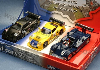 95 Lister Storm -96 Marcos LM 600- 97 Joest Porsche "Le Mans "