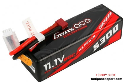 Bateria 5300 mAh 11.1V 60C 3S1P HC WITH T-DEAN