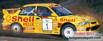 Mitsubishi Lancer Evo.III . Rally 1000 lagos 1995. Winner