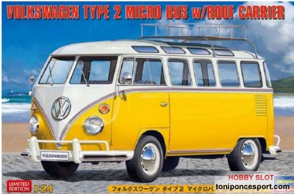 Volkswagen Type 2 Micro Bus con portaequipajes superior