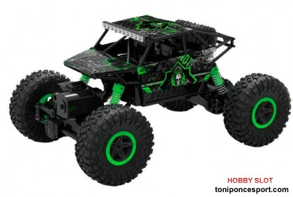 CRAWLER 1/18 4WD CON BATERIA 4.8V. NICD VERDE