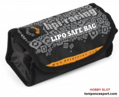 Bolsa de seguridad para LiPo negra 70 x 70 x 160mm