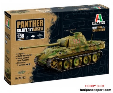 Tanque Sd. Kfz. 171 Panther Ausf. A 1:56