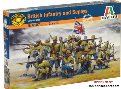 Figuras Infantería británica 1/72