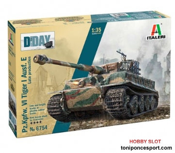 Tanque Pz.Kpfw.VI Tiger I Ausf.E late prod. 1:35