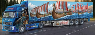 Camion Volvo FH16 con taller, decoracion Vikinga