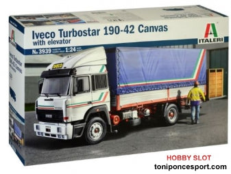 Camion Iveco Turbostar190-42 Canvas with elevator