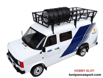 Ford Transit MK II, team Ford, with roof accessories