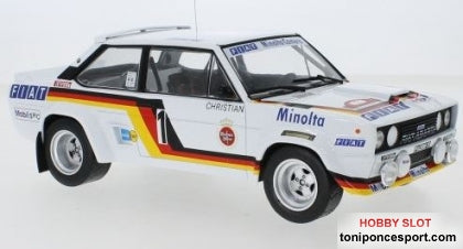 Fiat 131 Abarth, No.1, equibo AA Sport, Warsteiner, Rallye DM, Rally Hunsrück 1980