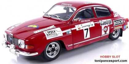 SAAB 96 V4 N 7 RALLY SWEDEN 1973 P.EKLUND - R.CARLSSON