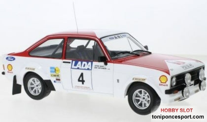 Ford Escort MK II RS 1800, No.4, Marlboro, Rallye WM, 1000 Lakes Rally, with Decals, A.Vatanen/A.Aho, 1977