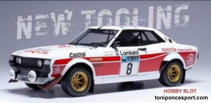 Toyota Celica 2000 GT (RA21) #8 M. Mikkola / A. Hertz RAC Rally 1977