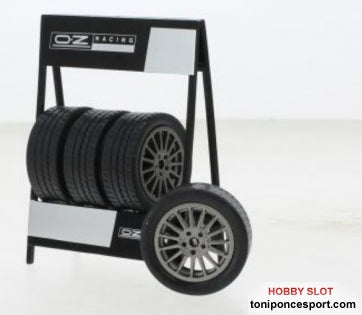 Juego de Ruedas OZ Superturismo WRC, silver, Set of 4 Wheels