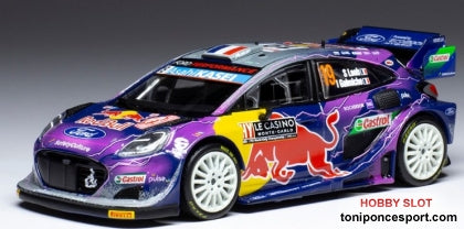Ford Puma Rally1, No.19, WRC, Rally de Montecarlo, 2022 S.Loeb/I.Galmiche