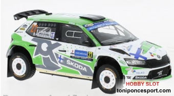 Skoda Fabia Rally2 EVO, No.27, Rallye WM, Rallye Estland, E.Lindholm/R.Hämäläinen, 2022