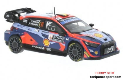 Hyundai i20 N, No.11, WRC1, Rally Monte Carlo , 2023 T.Neuville/M.Wydaeghe