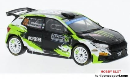Skoda Fabia Rally2, No.23, Rallye WM, Rally Monte Carlo , 2023 H.Solberg/E.Edmondson