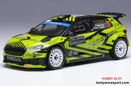 Skoda Fabia, No.37, WRC2, Rally Monte Carlo , F.Delecour/S.De Castelli, 2023