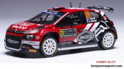 Citroen C3 Rally 2, No.20, WRC, Rallye Monte Carlo, Y.Rossel/A.Dunand, 2024