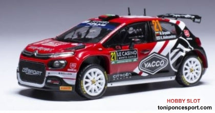 Citroen C3 Rally 2 Nº21 WRC Rallye Monte Carlo N.Gryazin/K.Aleksandrov 2024