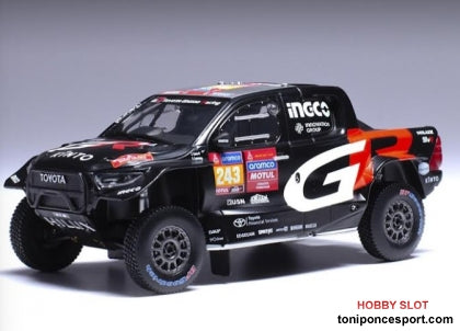 Toyota GR DKR EVO Hilux T1U #243 DAKAR 2024 au 1/43 de IXO RAM931