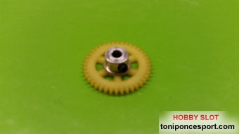 Corona Transversal de 40 dientes para eje 3mm. Verde