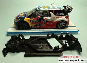 Chasis angular Race SOFT 2017 Citroën DS3 WRC SCX
