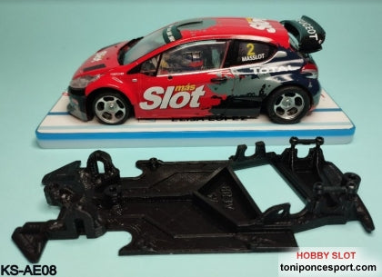 Chasis angular RACE EVO Peugeot 208 Scaleauto.