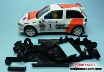 Chasis Angular RACE SOFT Compatible Seat Ibiza Kit Car SCX