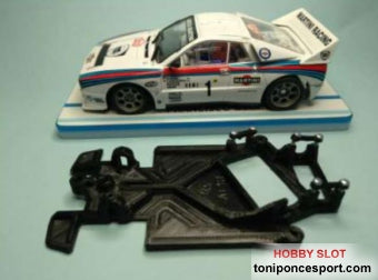Chasis angular Race SOFT 2018 Lancia 037 ninco