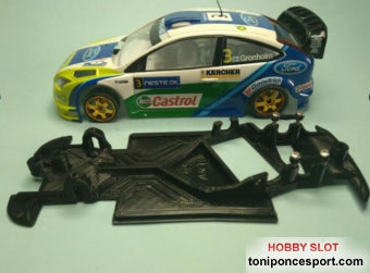 Chasis angular Race SOFT  2018 Ford Focus WRC Ninco