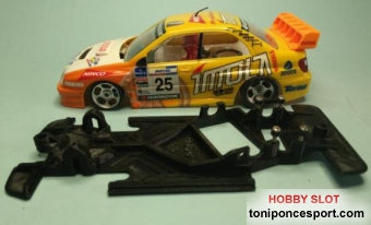 Chasis angular Race SOFT  2018 Subaru Impreza WRC 2003 NINCO. 2 tetones delante