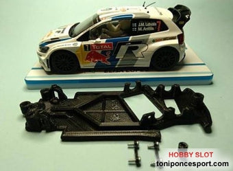 Chasis angular Race SOFT 2017 Volkswagen Polo WRC Superslot