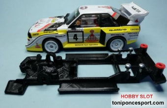 Chasis Lineal Black Audi Quattro S1 Revell