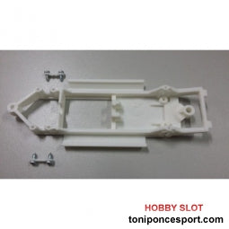 Chasis lineal black compatible Audi Quattro SCX.