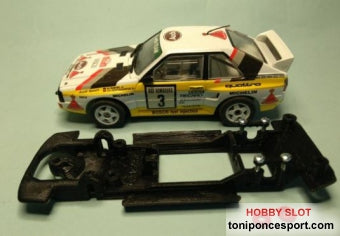 Chasis Lineal Black Audi Sport Quattro (Corto) Revell