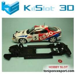 Chasis lineal black Toyota Celica GT4 ST185 Team Slot.