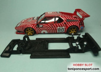 Chasis Lineal Black BMW M1 Altaya version1, para teton original