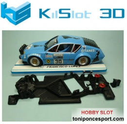 Chasis angular BLACK Renault Alpine A310 Avant.