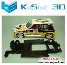 Chasis lineal black Renault 5 Maxi Turbo SCX.