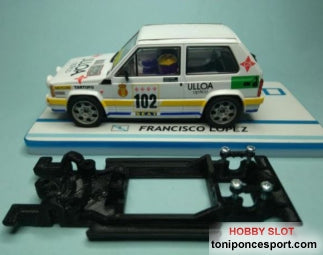 Chasis lineal black Seat Panda Rallye SCX.