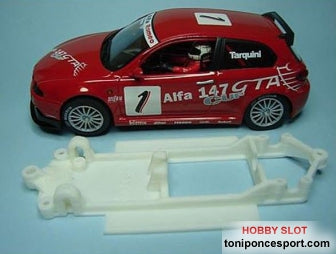 Chasis Alfa Romeo 147 Fly Slot - Lineal