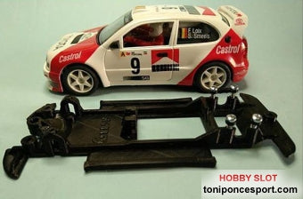 Chasis Lineal BLACK Toyota Corolla WRC Ninco