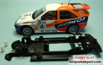 Chasis lineal black Ford Escort RS Cosworth SCX.