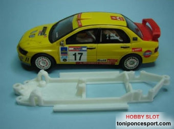 Chasis para Mitsubishi Lancer Evo VII Scalextric - Lineal