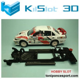 Chasis lineal black Mitsubishi Lancer Evo IV SCX.