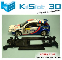 Chasis lineal black Ford Focus  WRC SCX.