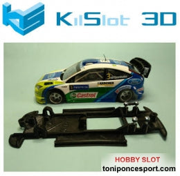 Chasis lineal black Ford Focus  WRC NINCO.