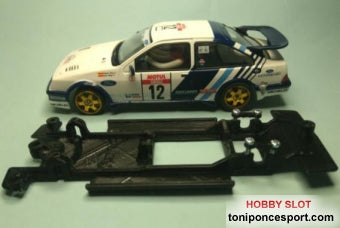 Chasis lineal black Ford Sierra RS Cosworth SCX.